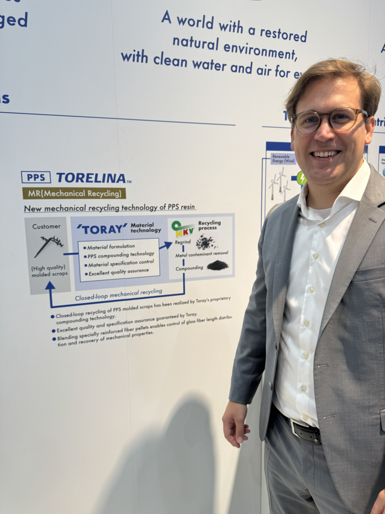 MKV Logo at the Toray booth at K show