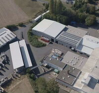 Aerial photo of the MKV plant in Beselich-Obertiefenbach/Germany
